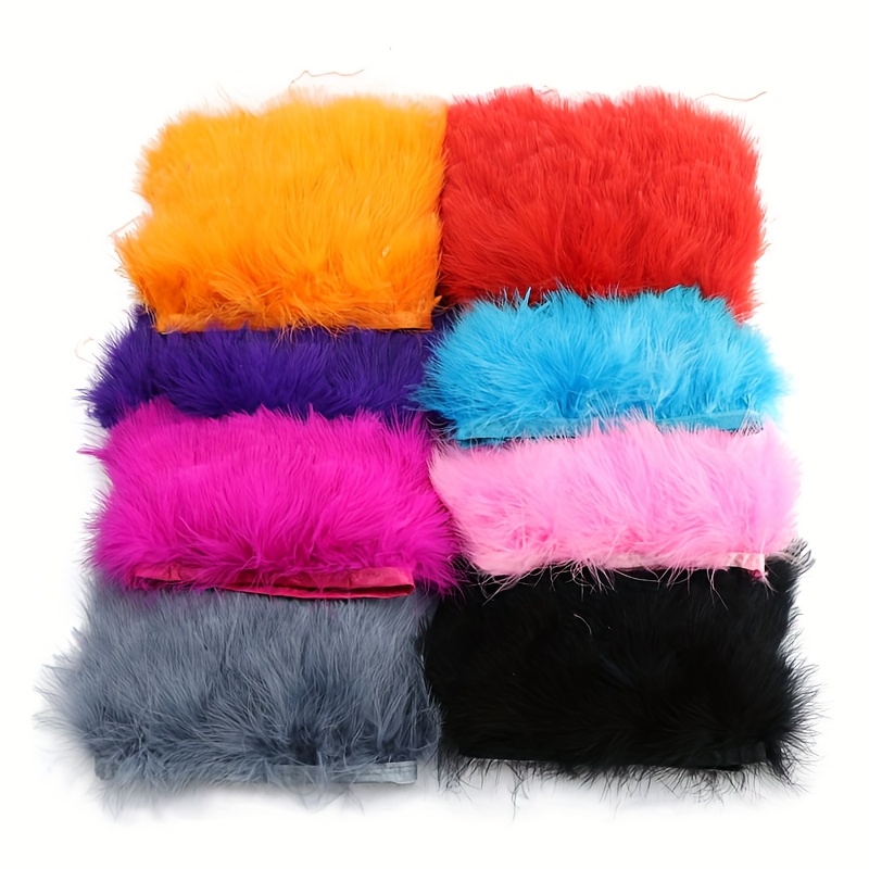 Feather Trim Marabou - 솜털이 가득한 칠면조 깃털 장식 프린지