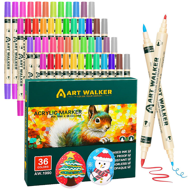 Copic Marker Classic - 12/24/36 색상 아크릴 페인트 펜 마커,