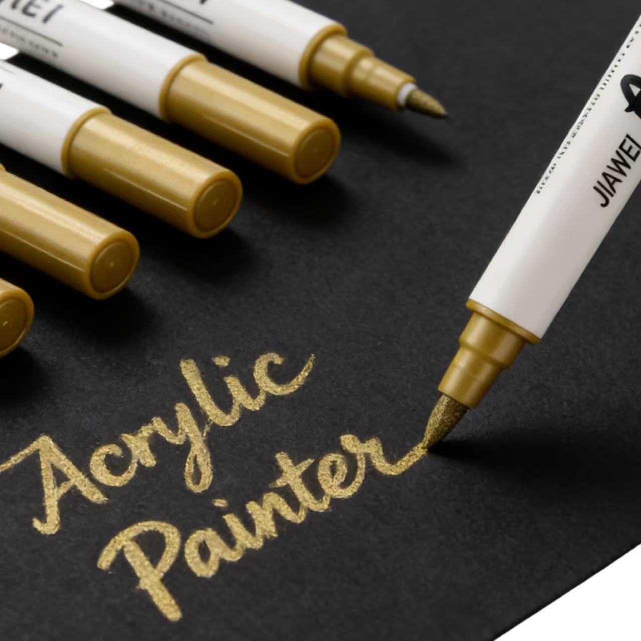 Copic Marker Classic - 5개 골든 아크릴 페인트 마커, 이중