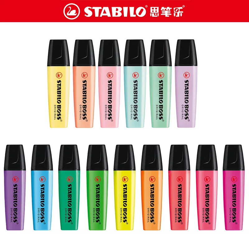 Stabilo Marker Boss - 5/9/14 색상 STABILO 형광펜 드로잉 펜