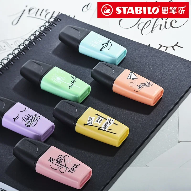 Stabilo Marker Boss - 3/6 색상/세트 독일 STABILO 미니 보스