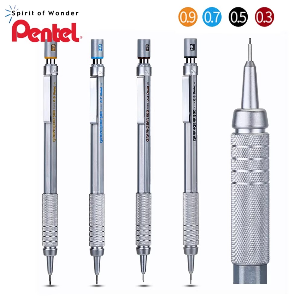 Pentel Pen Graphgear - 1pc 펜텔 그래프기어 500 드래프팅 기계식