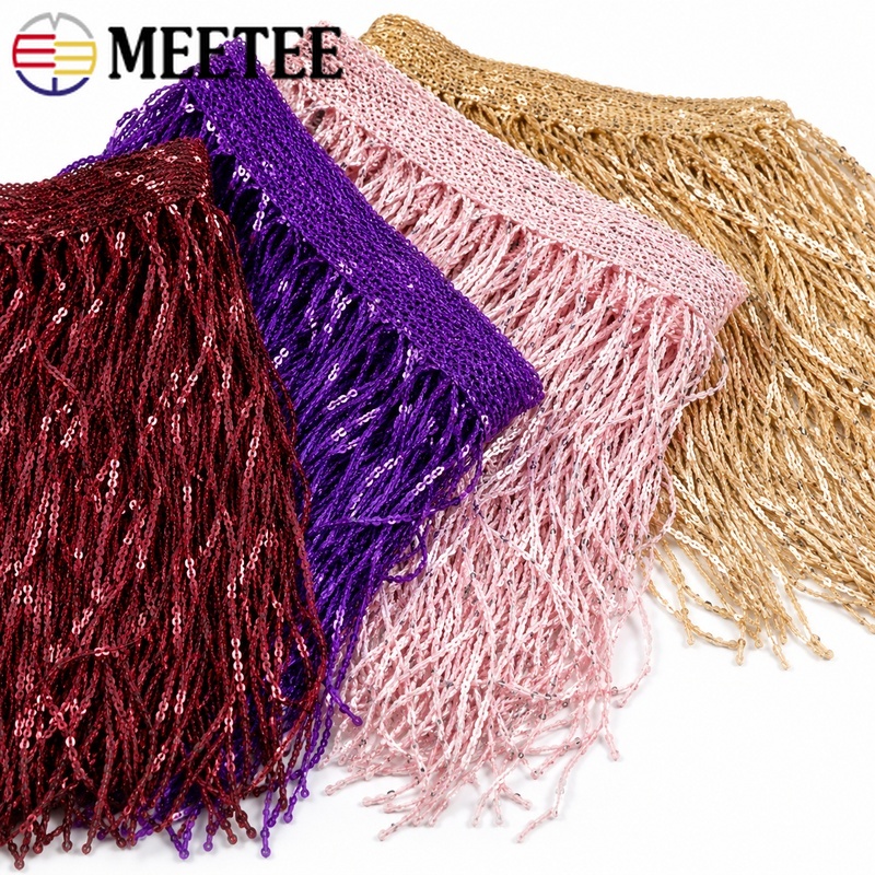 3/5야드 20cm 스팽글 태슬 프린지 트림 반짝이는  - Fringe Ribbon Sewing 리뷰 및 가격