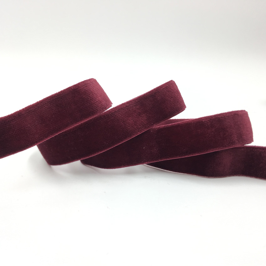15mm 5 야드 벨벳 탄성 밴드 머리 Bowknot  - Velvet Ribbon Roll 리뷰 및 가격