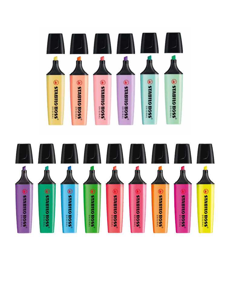 STABILO BOSS 오리지널 파스텔 형광펜, 텍스트 - Stabilo Marker Boss 리뷰 및 가격