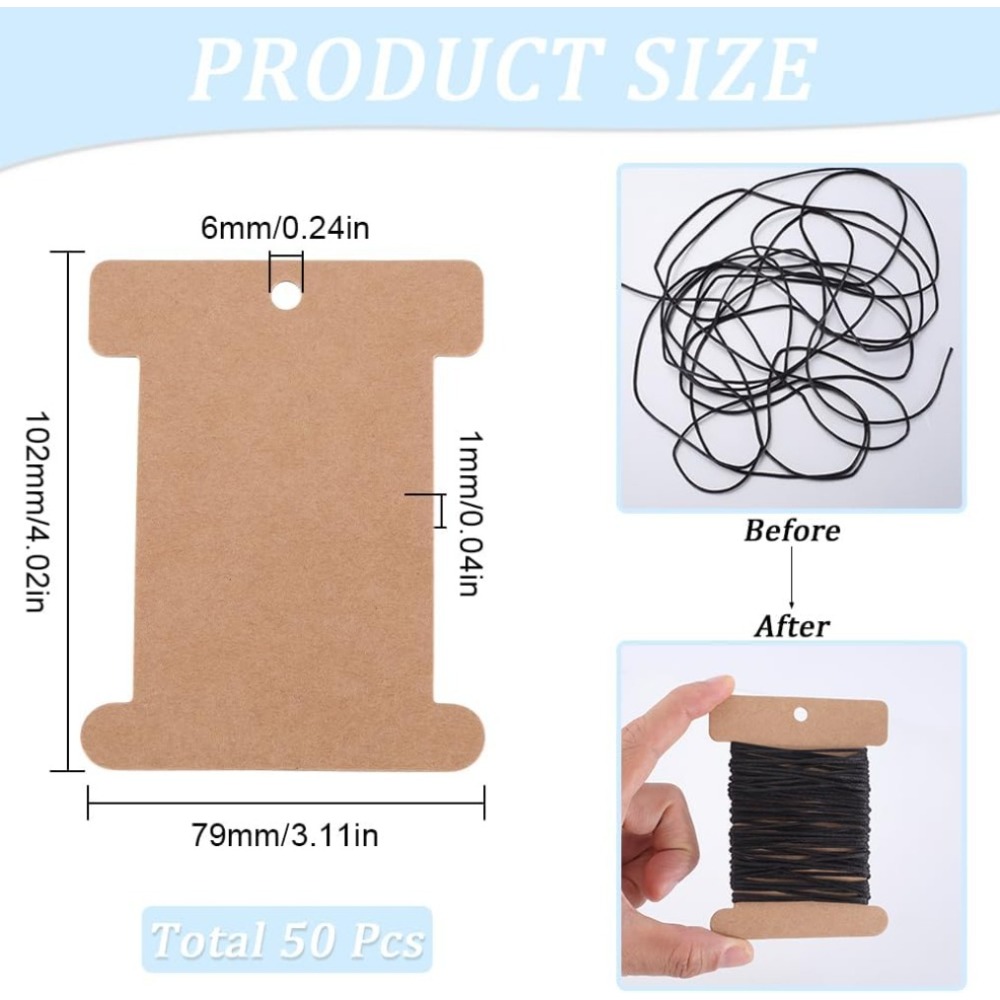 50Pcs 골판지 스풀 대량 플랫 스레드 보빈 크래프트 - Organza Ribbon Spool 리뷰 및 가격