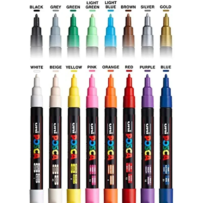 Uni Posca 아트 마커 세트 7/8/12/16 색 - Copic Marker Classic 리뷰 및 가격