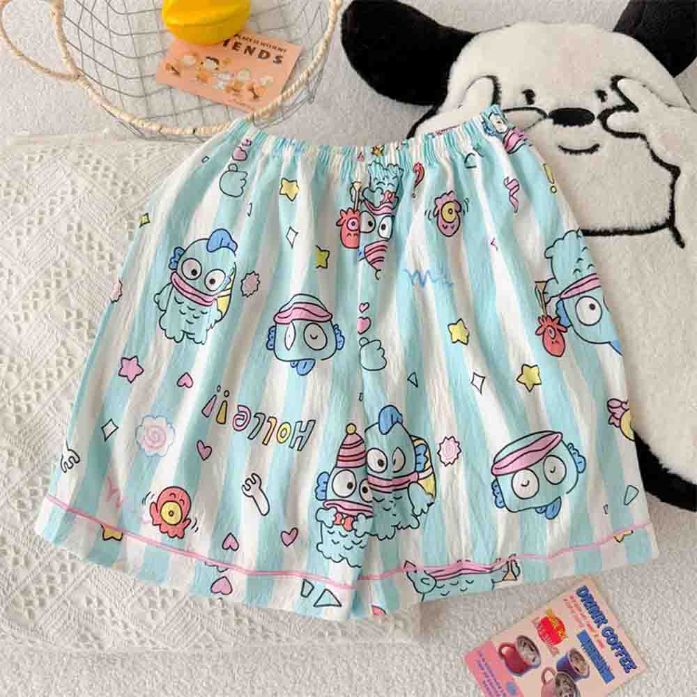 Sanrio Hangyodon 여성 잠옷 세트 Kawa - Embellish Knit 리뷰 및 가격