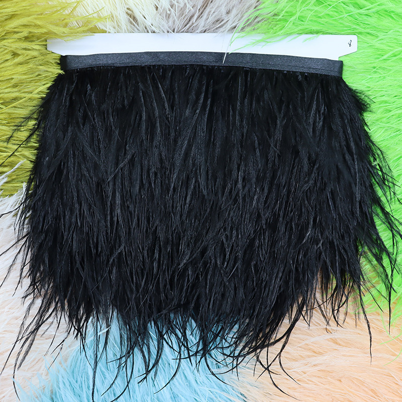 1M 8-10cm 검은 타조 깃털 트림 공예 봉제 의류 - Feather Trim Marabou 리뷰 및 가격