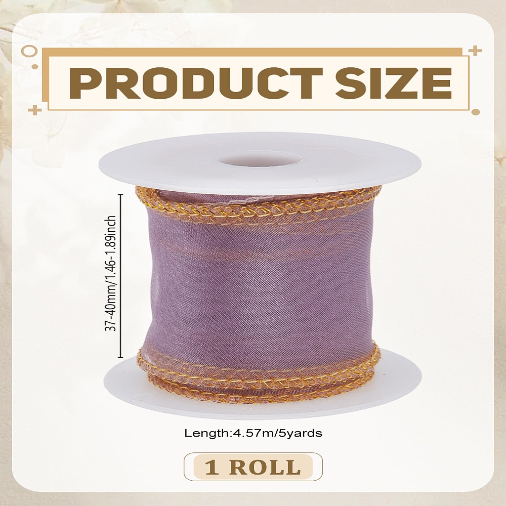 5야드 폴리에스테르 오간자 리본(스풀 포함) 로지 브라 - Organza Ribbon Spool 리뷰 및 가격