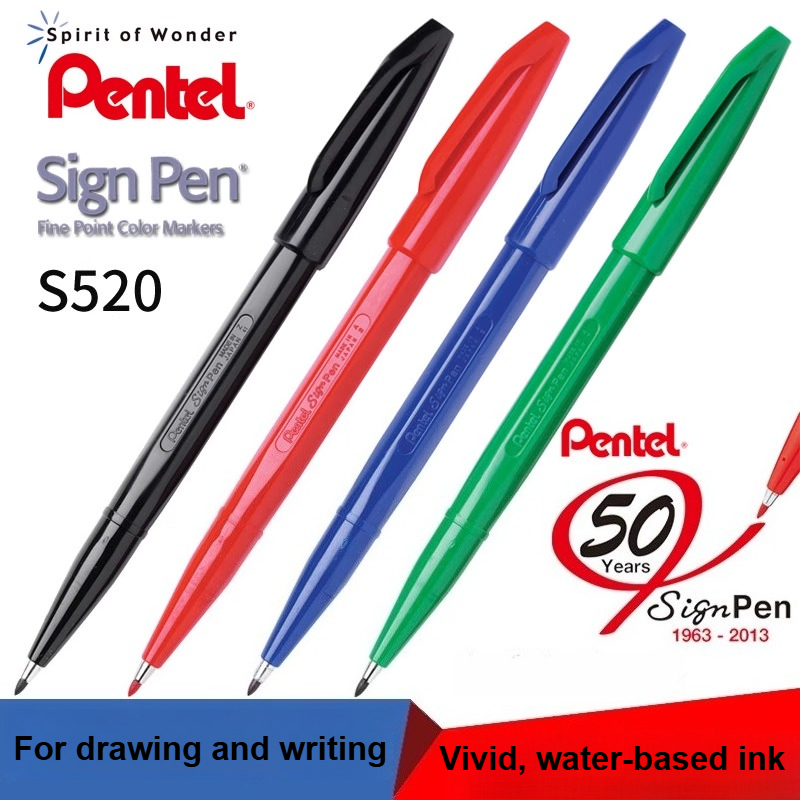 1/3/12PC 펜텔 S520 사인 펜 파인 포인트 컬 - Pentel Pen Sign Pen 리뷰 및 가격