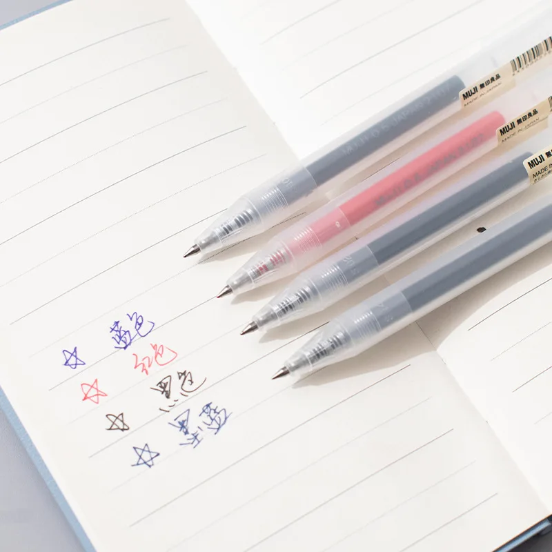 1/3 개/대 Kawaii MUJIs 젤 펜 블랙/레드 - Muji Stationery Gel Pen 리뷰 및 가격