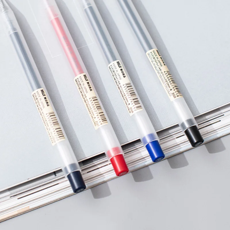 1/3 개/대 Kawaii MUJIs 젤 펜 블랙/레드 - Muji Stationery Gel Pen 리뷰 및 가격