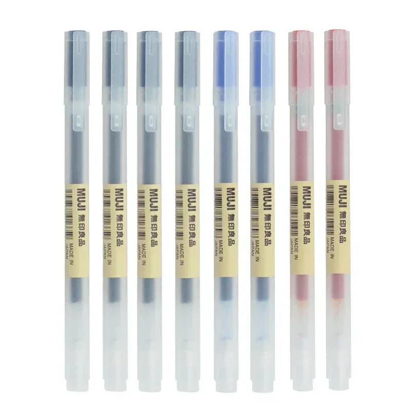 사랑스러운 MUJI 젤 펜 블랙/레드/블루 0.38/0 - Muji Stationery Gel Pen 리뷰 및 가격