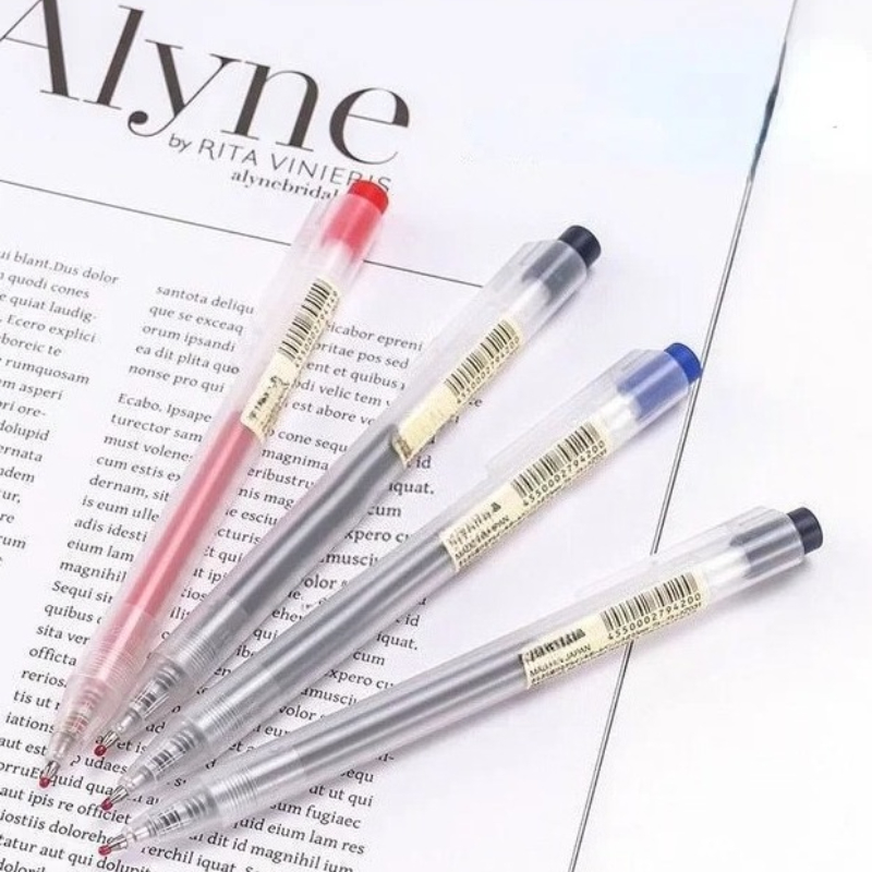 10개입 프레스펜 리필과 1개입 MUJI 스타일 젤 펜 - Muji Stationery Gel Pen 리뷰 및 가격