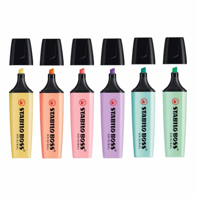 STABILO BOSS 오리지널 파스텔 하이라이터 펜  - Stabilo Marker Boss 리뷰 및 가격