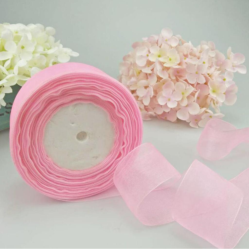 얇은 오간자 리본 큰 새틴 리본 스풀 리본 매듭 포장용 - Organza Ribbon Spool 리뷰 및 가격
