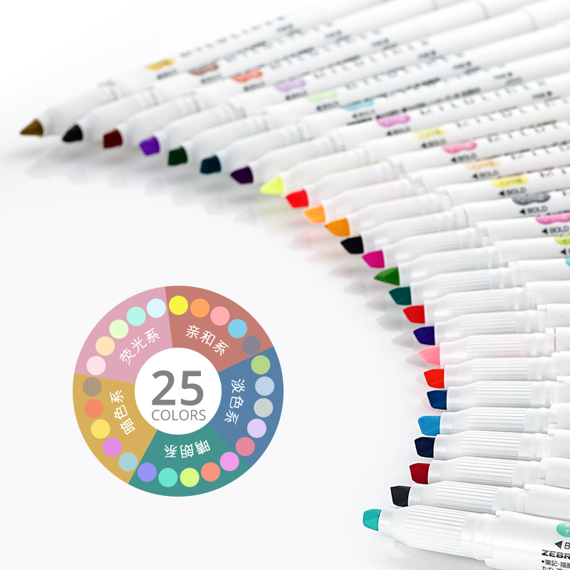 얼룩말 Mildliner 라이너 양방향 형광펜 펜 후크 - Zebra Pen Mildliner 리뷰 및 가격