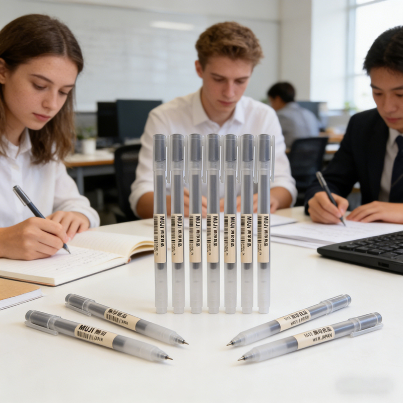 6/8개 MUJIs 스타일 젤 펜, 블랙/레드/블루 0 - Muji Stationery Gel Pen 리뷰 및 가격