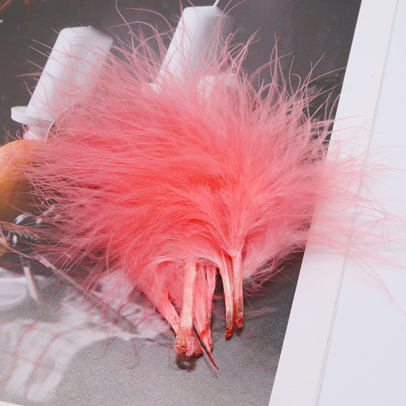 컬러 플러마 천연 터키 마라보 깃털, 푹신한 깃털, 웨 - Feather Trim Marabou 리뷰 및 가격