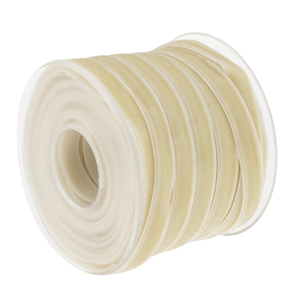 벨벳 리본 롤 10mm 베이지색 공예용품 장식 리본 ( - Velvet Ribbon Roll 리뷰 및 가격
