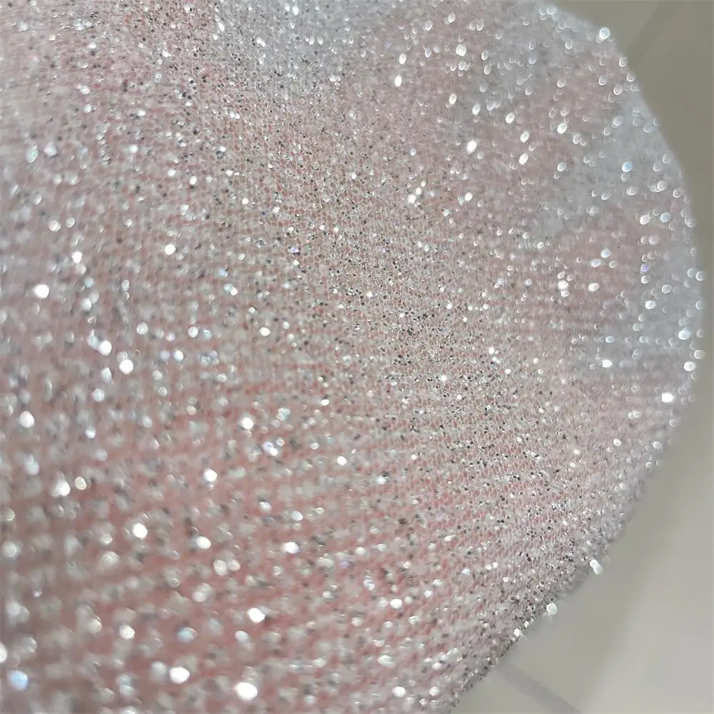 초밀도-실버 글리터 네트 원사, 핫 다이아몬드 스프레이 - Crystal Mesh Fabric 리뷰 및 가격
