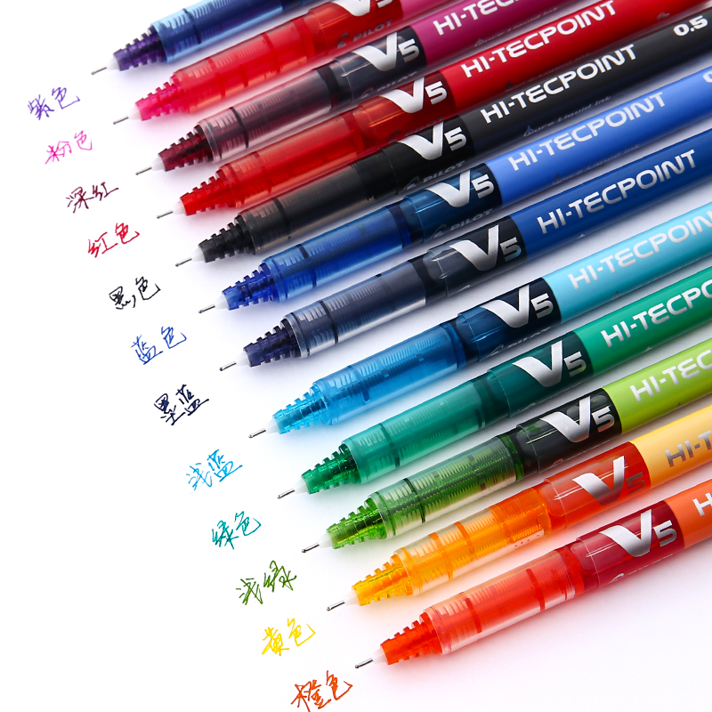 1PCS 파일럿 V5 액체 롤러 펜 Hi Tecpoin - Pilot Pen V5 리뷰 및 가격